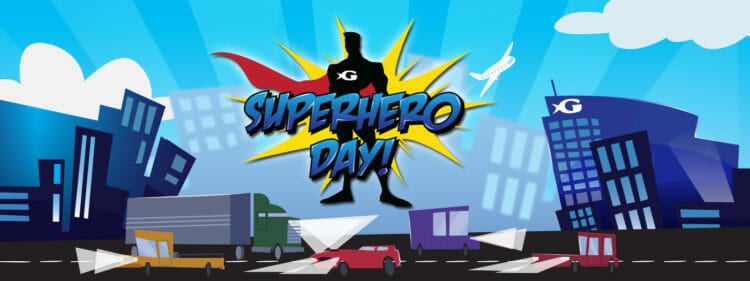Superhero for the Ocean Day