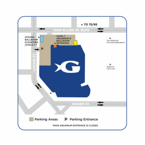 Directions & Parking - Georgia Aquarium