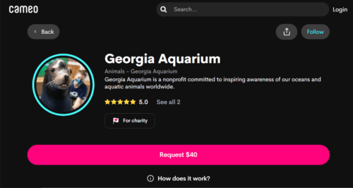 Georgia Aquarium on Cameo