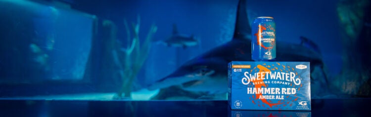 SWEETWATER BREWING LAUNCHES HAMMER RED AMBER ALE TO SUPPORT GEORGIA AQUARIUM 1