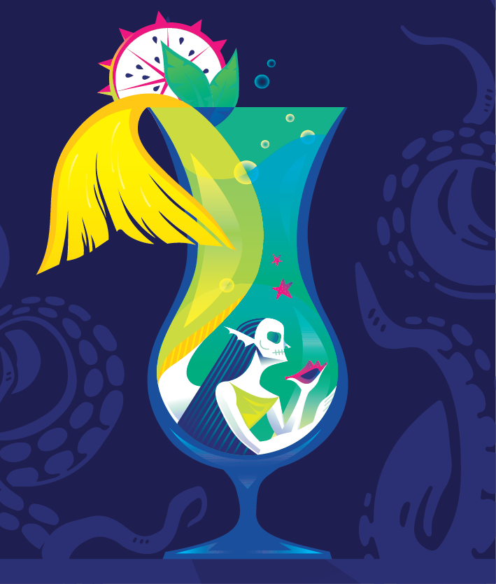 Sips Under the Sea <br><small>Halloween Party: Part I</small> 1