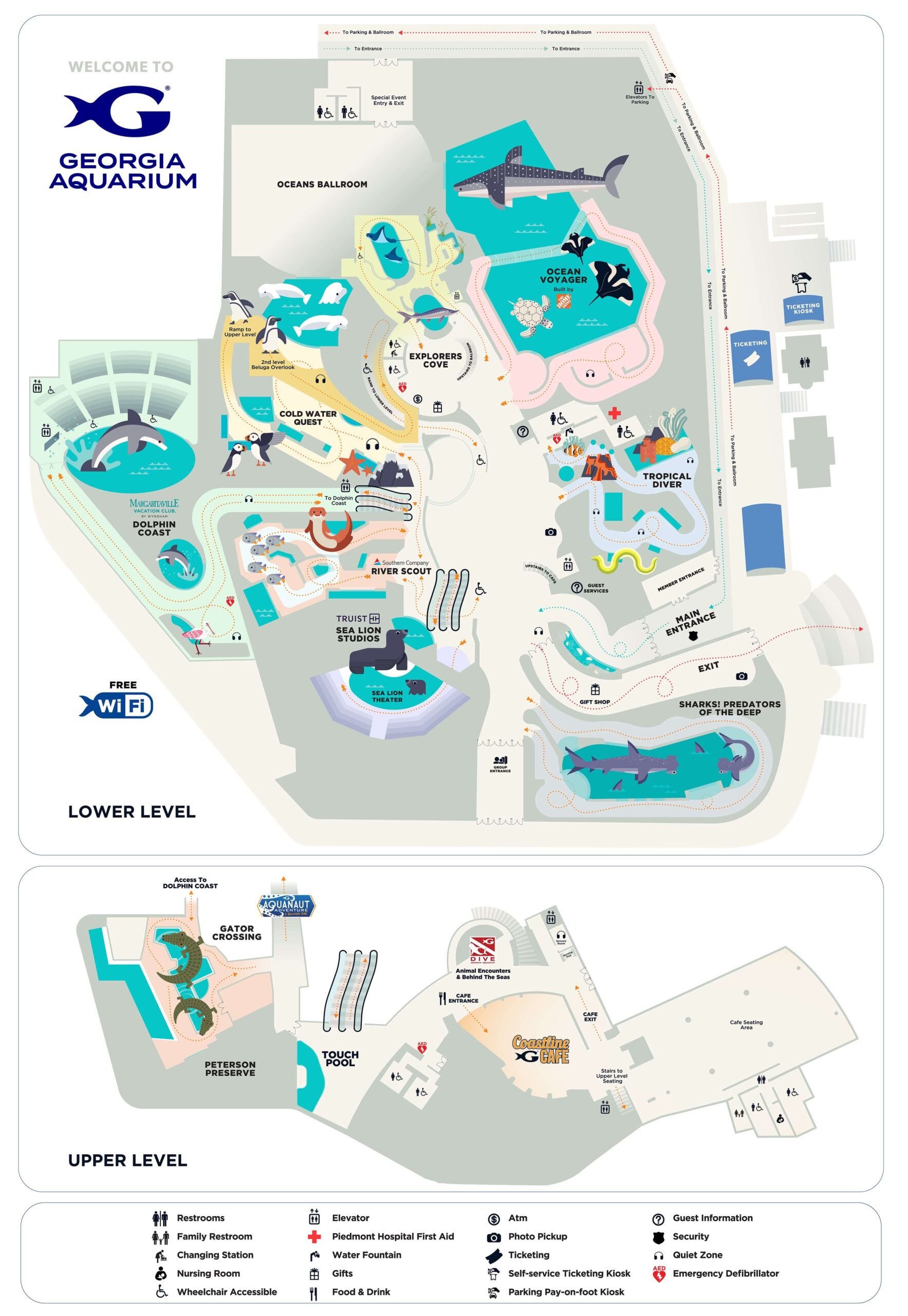 Aquarium Map - English