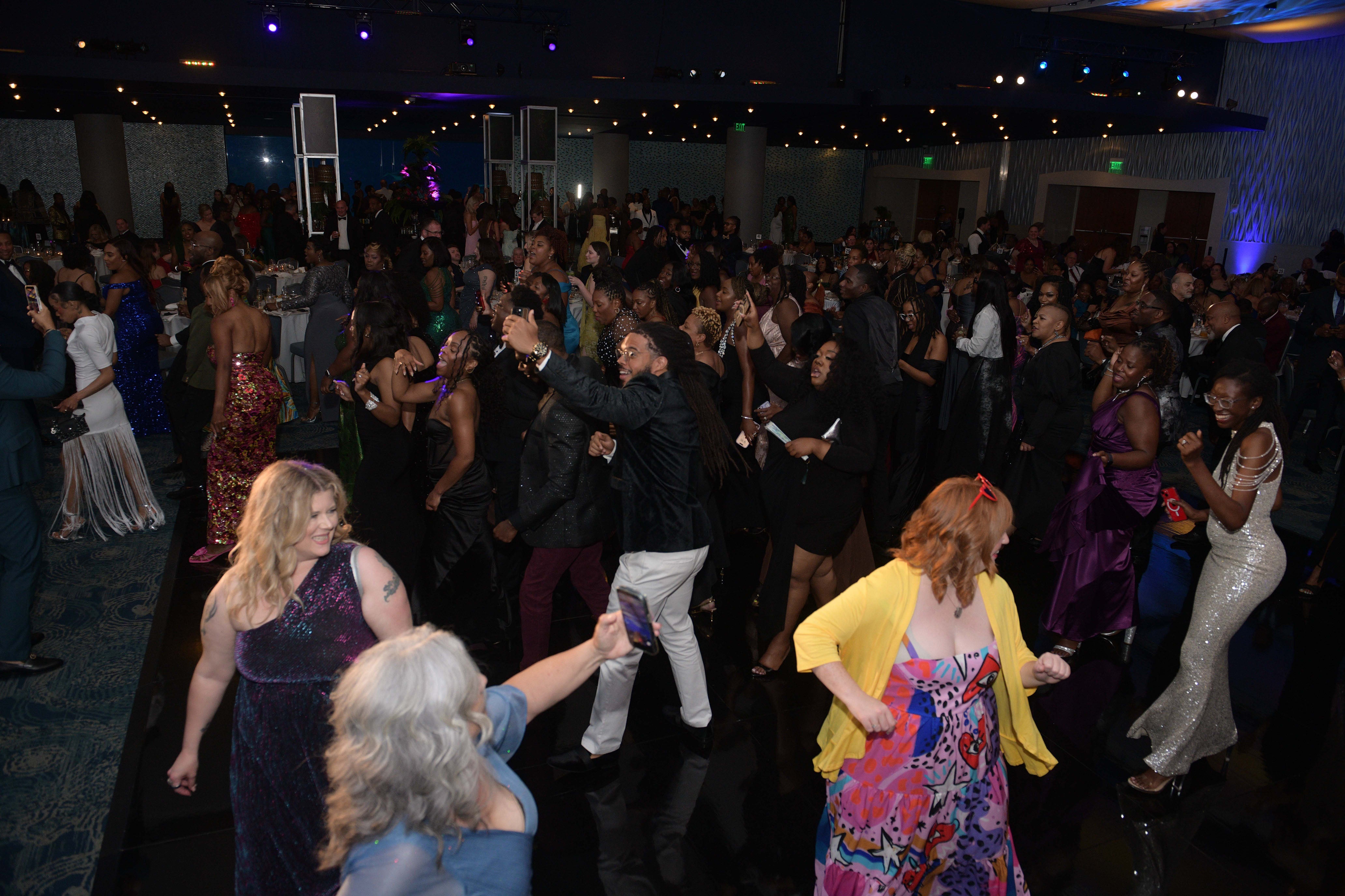 Georgia Aquarium Educators' Ball dance floor