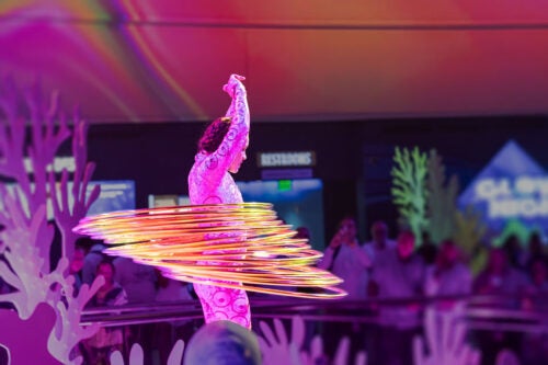Glow Nights Hula Hoop Performer