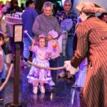 Little girl wearing fairy costume at Haunted Seas
