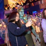 Haunted Seas character posing for selfie